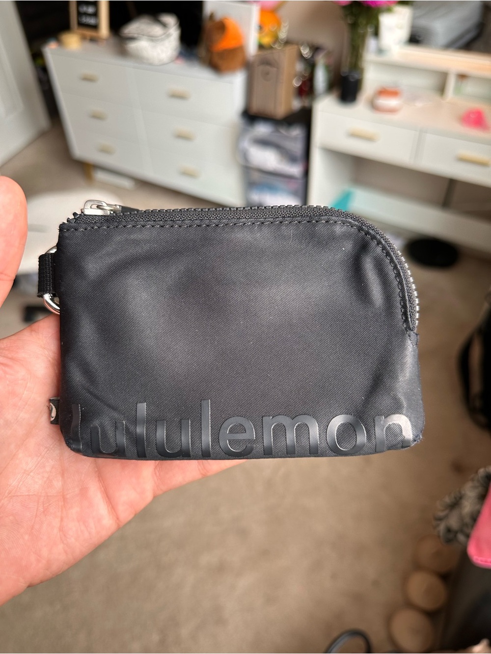 Vintage lululemon Clippable card pouch in black #y2k #vintage